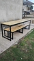 este mesón industrial con sus 4 bancos - eco diseño Paraná