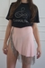 Saia Rosa Strass