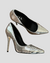 Sapato Scarpin Prata