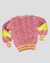 Blusa tricot colorida na internet