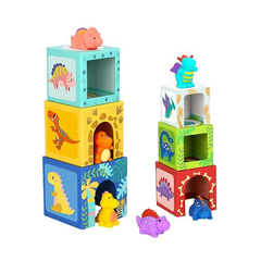 Cubos Apilables Dinosaurios