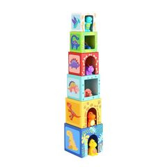 Cubos Apilables Dinosaurios - comprar online