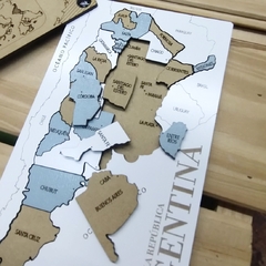 ROMPECABEZAS ARGENTINA DE MADERA