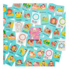 CARTAS DIDÁCTICAS MY DAILY ROUTINES AND THE TIME en internet