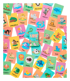 CARTAS DIDÁCTICAS ANIMALS OF THE WORLD en internet