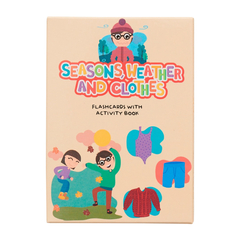 CARTAS DIDÁCTICAS SEASONS, WEATHER AND CLOTHES