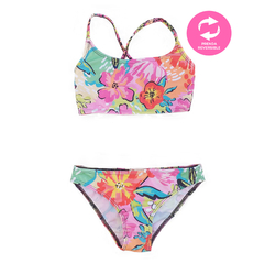Bikini Flores Reversible - Olivetta Almacén de Ropa