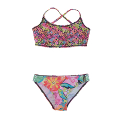Bikini Flores Reversible - tienda online