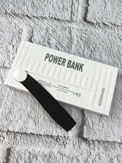 Power Bank 4000mah Carga Rápida Banco De Carga. Portátil Blanco