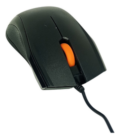 Mouse para PC Escritorio Cable Usb 1.5 Metros 1200 dpi Negro en internet