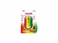 Mouse Inalámbrico USB Maxell con Diseño Rasta
