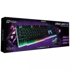 Combo Gamer Mouse Teclado Retroiluminado Noga Stormer Nkb40 inalambrico - comprar online