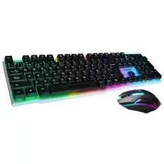 Combo Gamer Mouse Teclado Retroiluminado Noga Stormer Nkb40 inalambrico