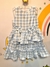 Vestido Xadrez Azul Bebê Eva