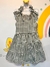Vestido Xadrez Preto & Branco Carolina