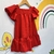 Vestido Marina Liso Vermelho na internet