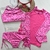 kit 03 Pçs Coração Rosa