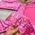 kit 03 Pçs Coração Rosa - LARA KIDS
