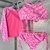 kit 03 Pçs Coração Rosa - comprar online