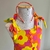Macaquinho Frufru Floral Laranja - loja online