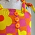 Macaquinho Frufru Floral Laranja - LARA KIDS
