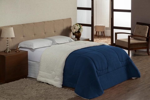 Coberdrom Azul Liso Escuro