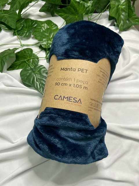 Manta Pet Azul Marinho