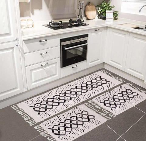 Jogo de cozinha estampado