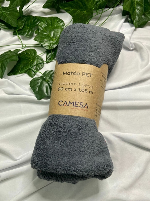Manta Pet Cinza