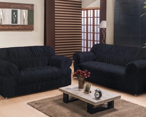 Capa de Sofá Preto