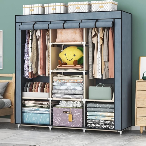 Guarda Roupa Dobrável Organizador De Roupas Armário - comprar online