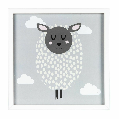 Quadro Decorativo Infantil 30x30 C/ Vidro