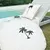 ALMOHADON XXL REDONDO BORDADO PALMERA - MOLDE HOME