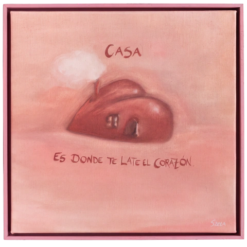 Casa - Oleo sobre lienzo