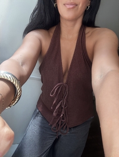 Blusa frente única laços - comprar online