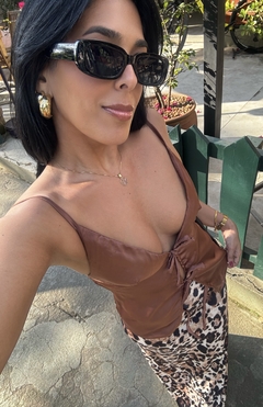 Blusa Satin Laços - loja online