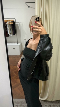 Vestido strapless