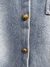 Camisa Jeans Com Algodão e Bordado - pasmen