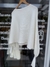 Blusa Tricot Cropped Morcego Manga Bufante - comprar online