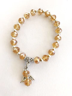 Pulsera Cristales Rayo Dorado Uriel (Abundancia)