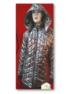 Parka bronce casual