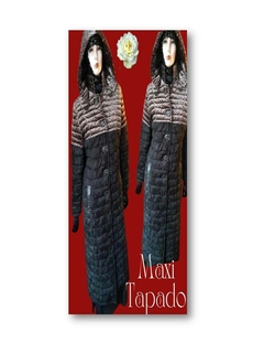 Maxi negro con print