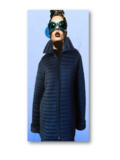 Parka azul over - comprar online