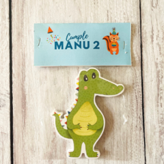 Souvenir figura Goma Eva x 15 unid