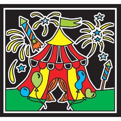 Librito para pintar con laminas de terciopelo - comprar online