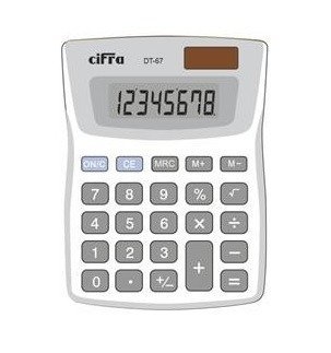 Calculadora Cifra B66W De Escritorio 8 Digitos