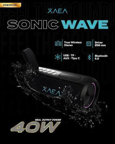 PARLANTE BLUETOOTH XAEA 40W MODX-00GB SONIC WAVE