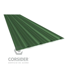 Chapa Prepintada Trapezoidal T101 Verde