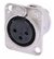 Ficha Neutrik Nc3fd-l-1 Hembra A Chasis Cuadrado Original oferta