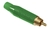 Ficha Rca Amphenol Acpr-grn Macho Verde Controlador Neutrik